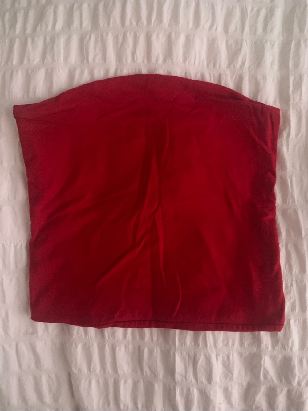 Brandy Melville Bright Red Tube Top